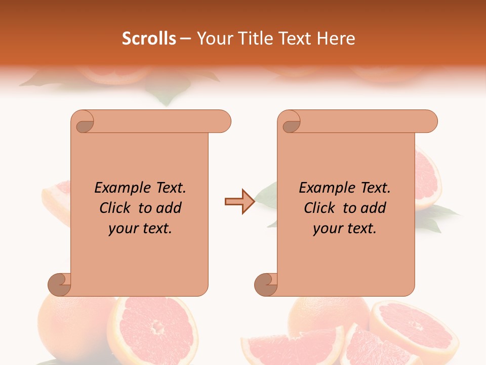 Grapefruit Diet PowerPoint Template