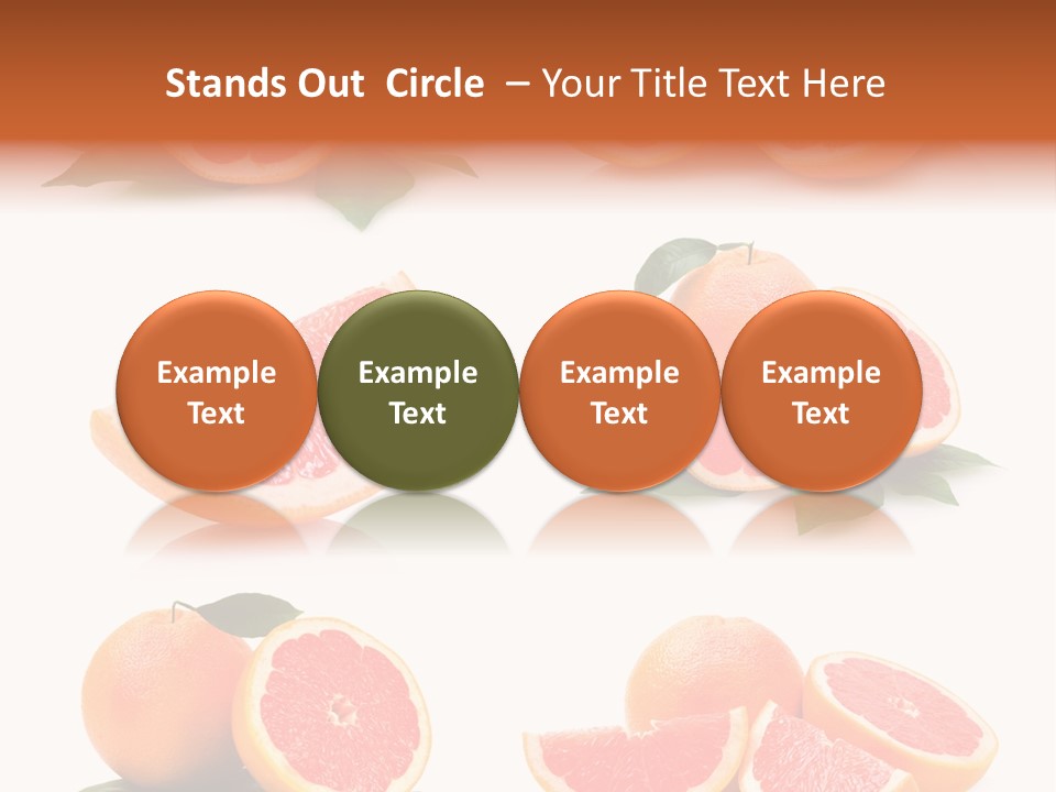 Grapefruit Diet PowerPoint Template