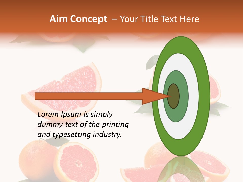 Grapefruit Diet PowerPoint Template
