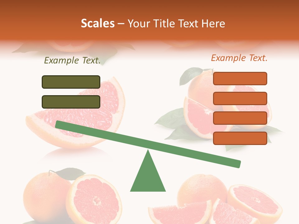 Grapefruit Diet PowerPoint Template