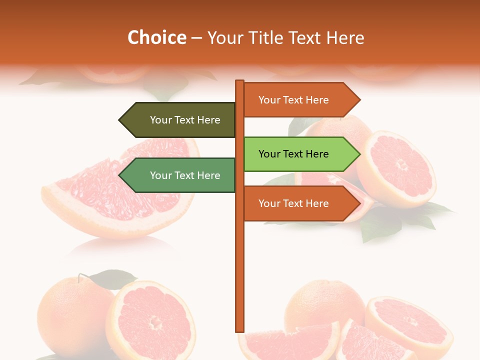 Grapefruit Diet PowerPoint Template
