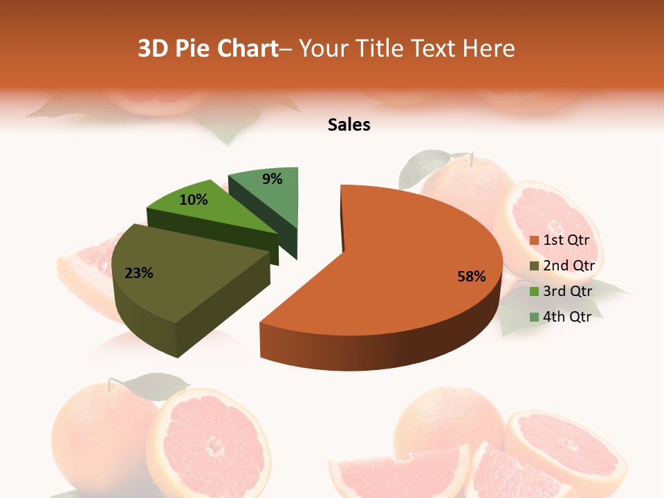 Grapefruit Diet PowerPoint Template
