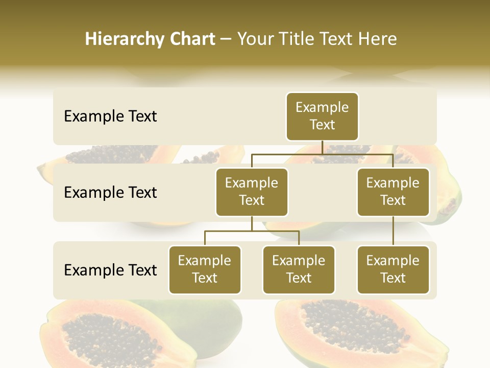 Papaya Fruit PowerPoint Template