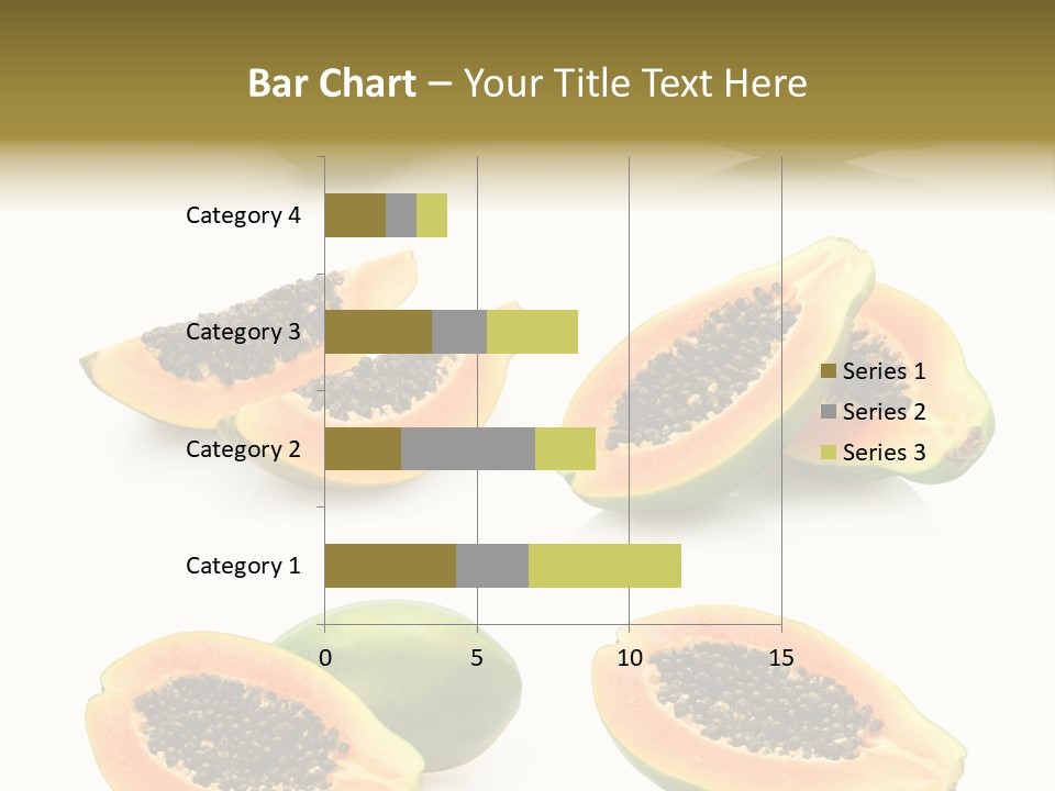 Papaya Fruit PowerPoint Template