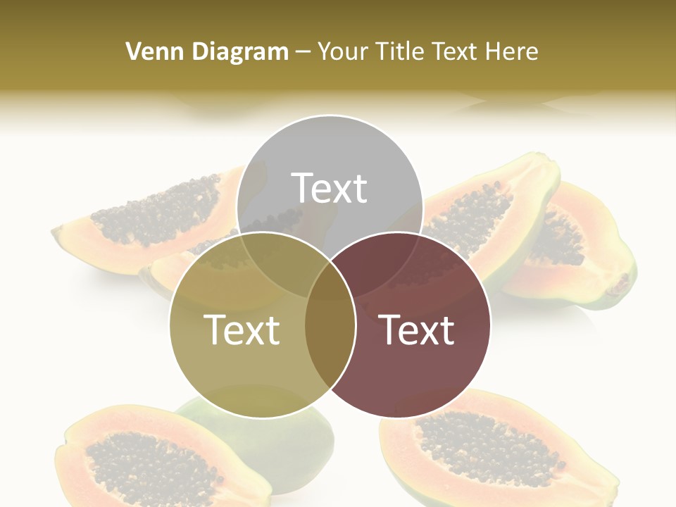 Papaya Fruit PowerPoint Template