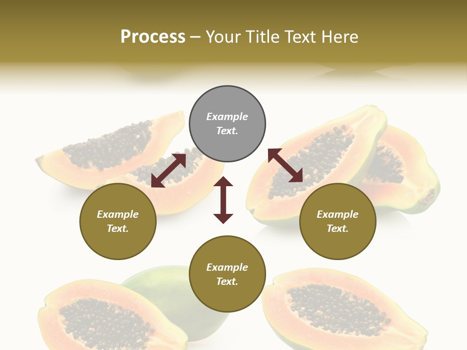 Papaya Fruit PowerPoint Template