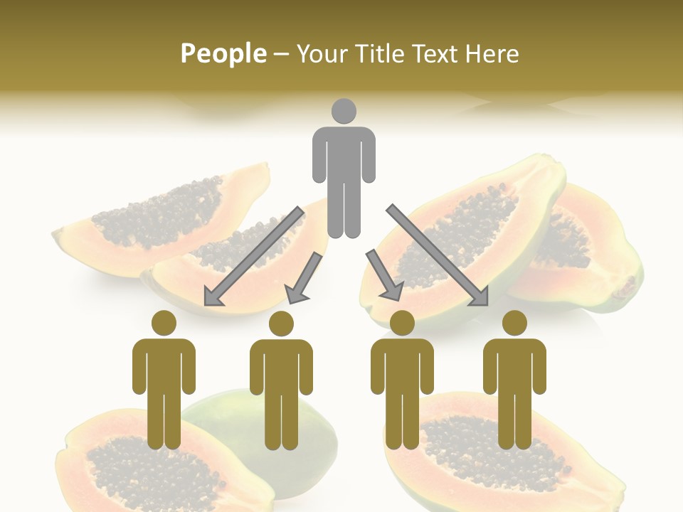 Papaya Fruit PowerPoint Template