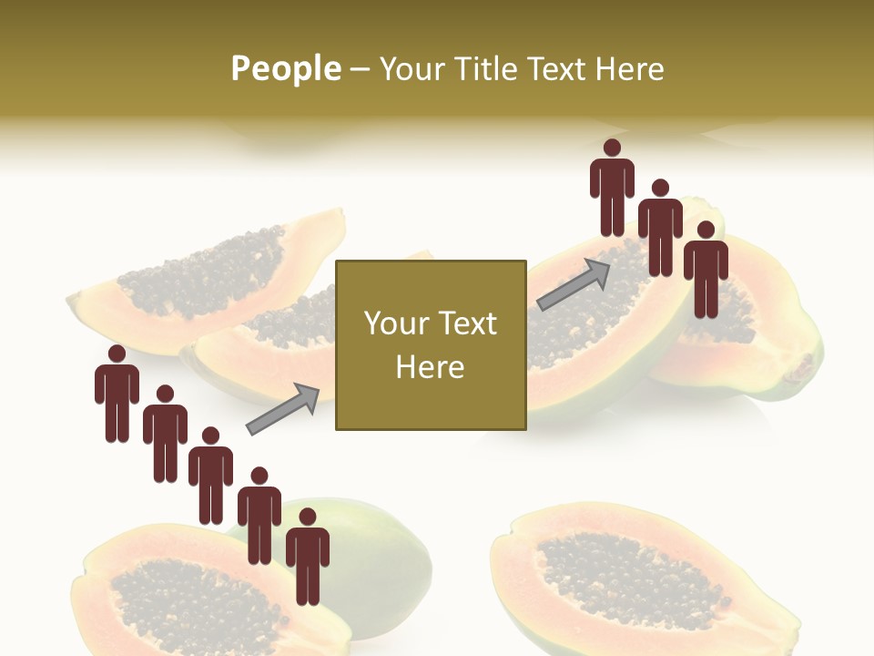 Papaya Fruit PowerPoint Template