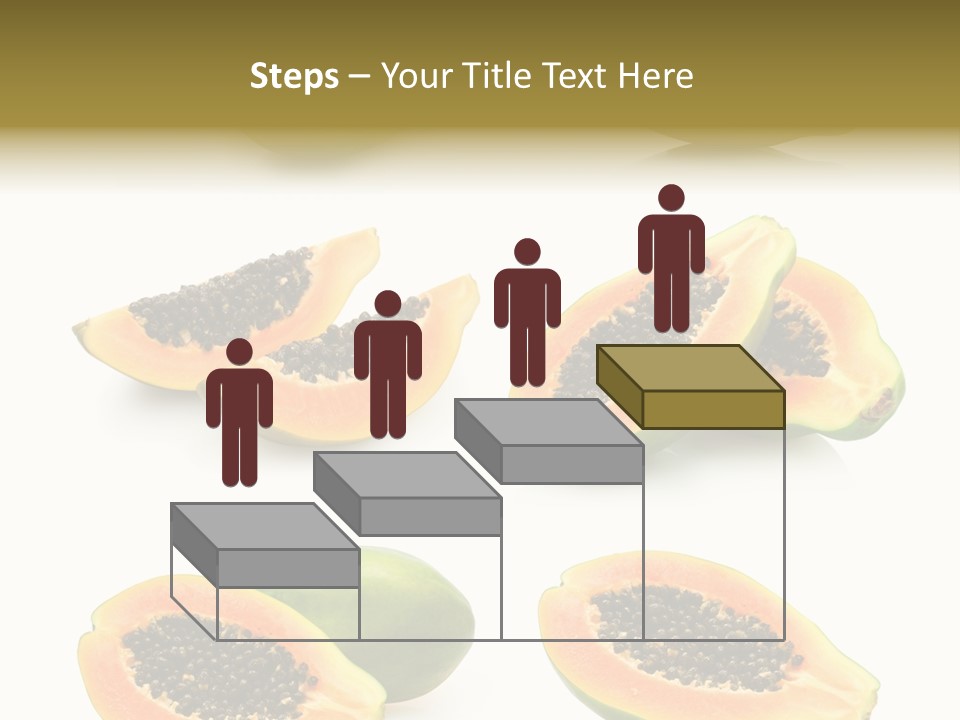 Papaya Fruit PowerPoint Template