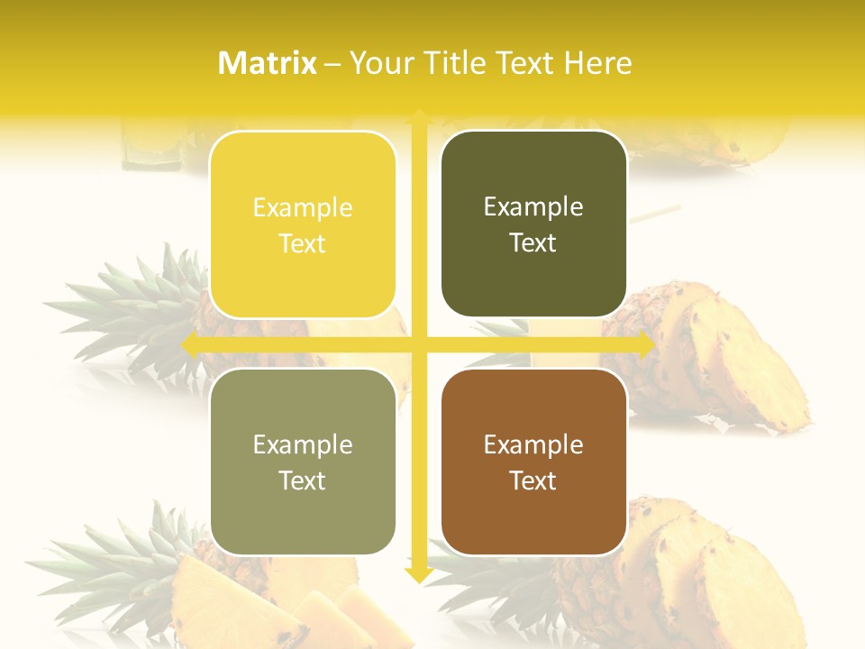 Pineapple Fruit PowerPoint Template