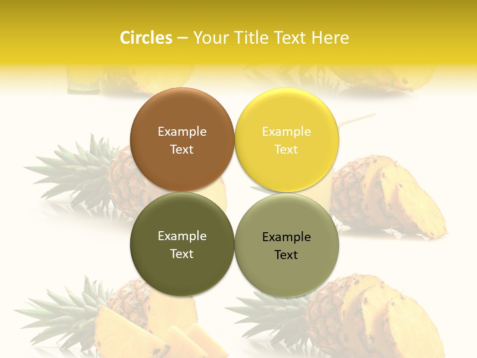 Pineapple Fruit PowerPoint Template