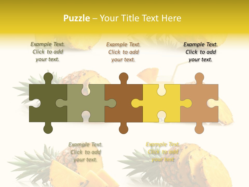 Pineapple Fruit PowerPoint Template
