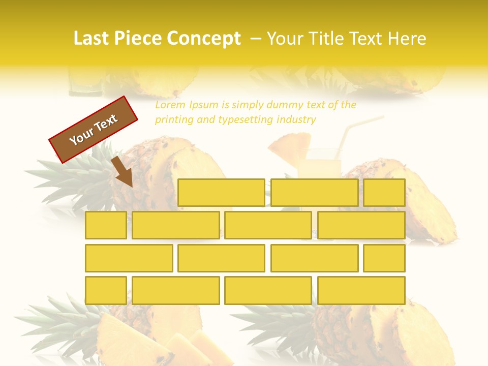 Pineapple Fruit PowerPoint Template