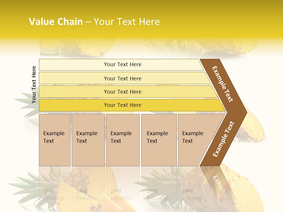 Pineapple Fruit PowerPoint Template