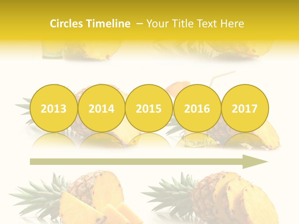 Pineapple Fruit PowerPoint Template