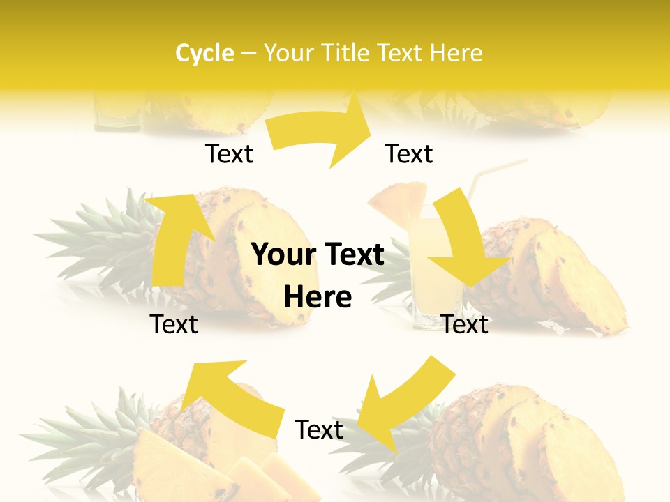 Pineapple Fruit PowerPoint Template