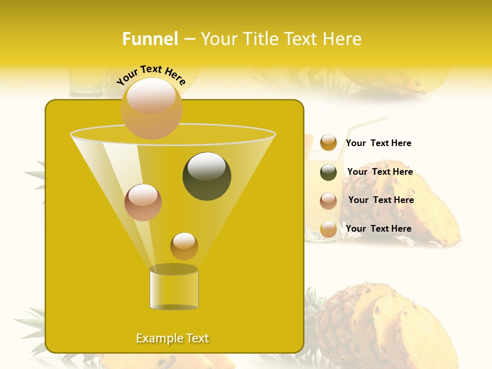 Pineapple Fruit PowerPoint Template