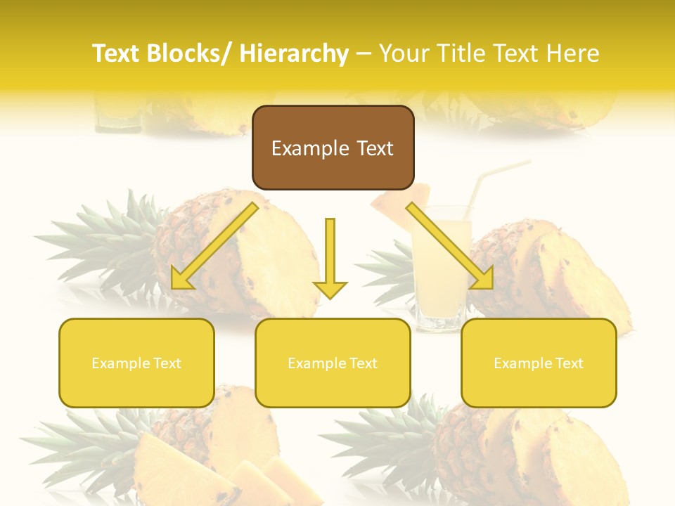 Pineapple Fruit PowerPoint Template
