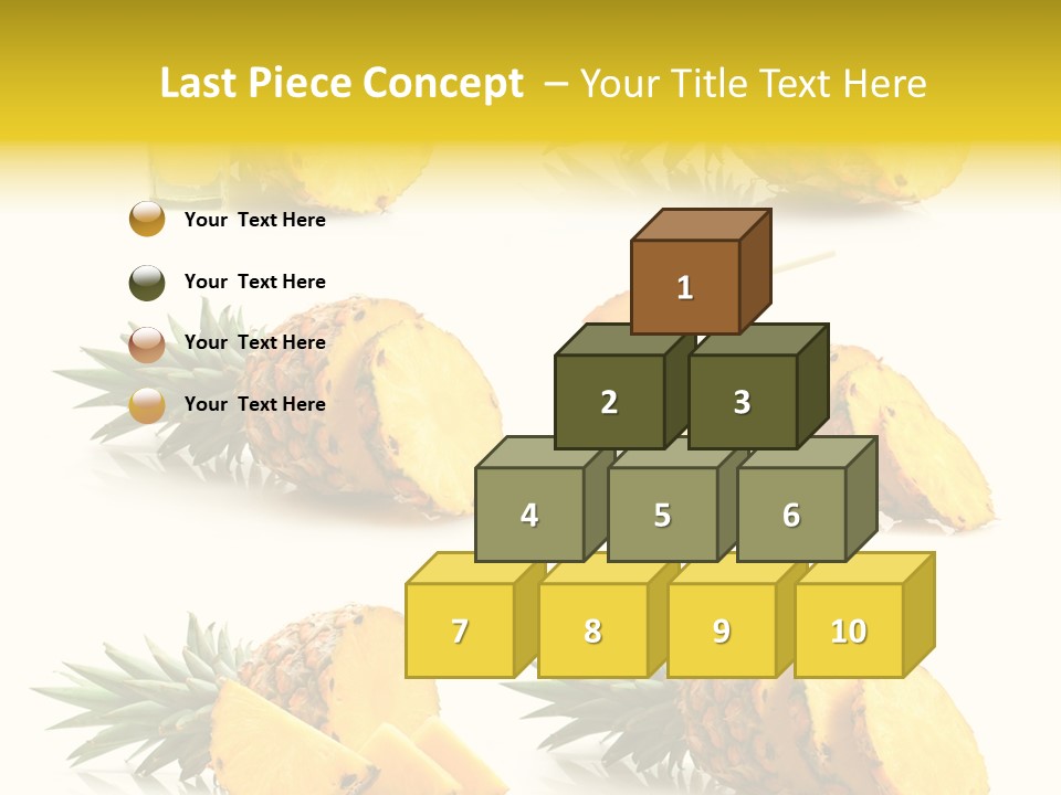Pineapple Fruit PowerPoint Template