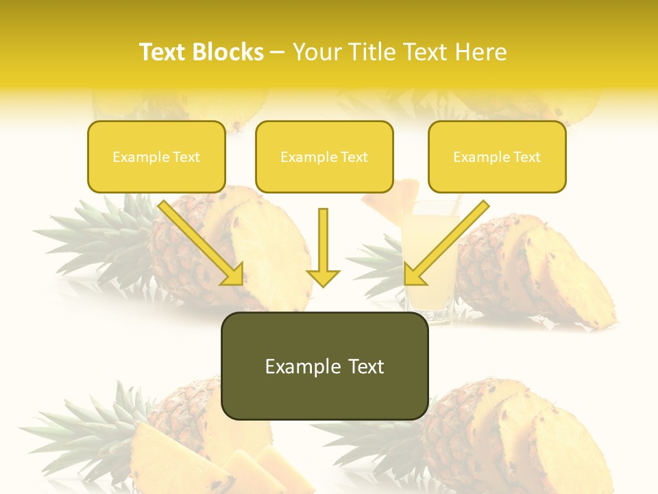 Pineapple Fruit PowerPoint Template