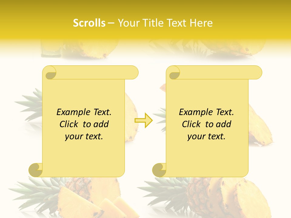 Pineapple Fruit PowerPoint Template