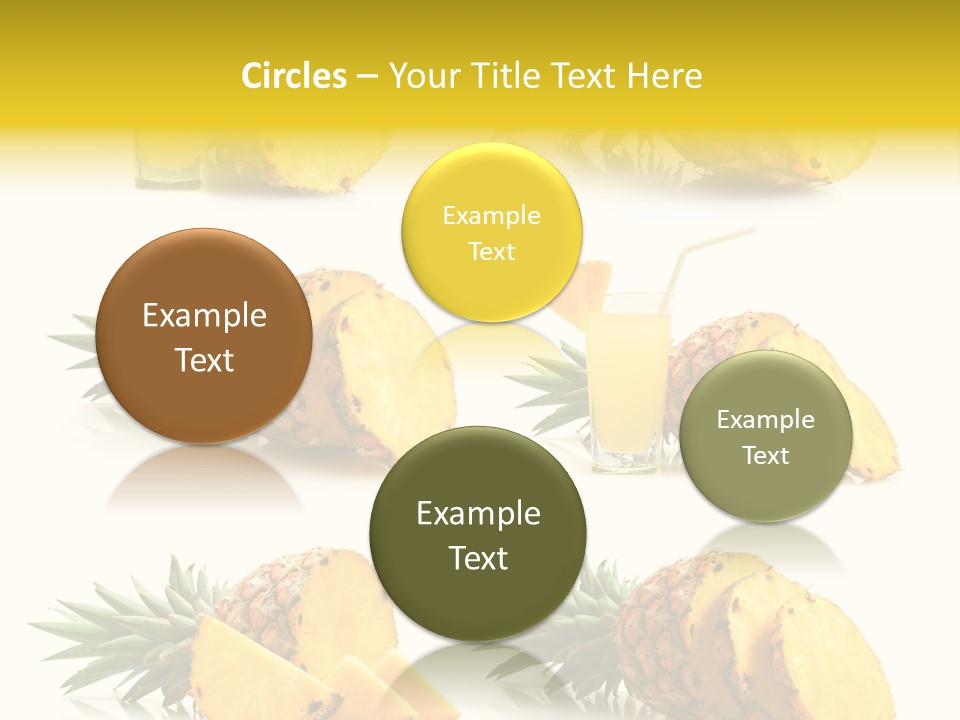 Pineapple Fruit PowerPoint Template