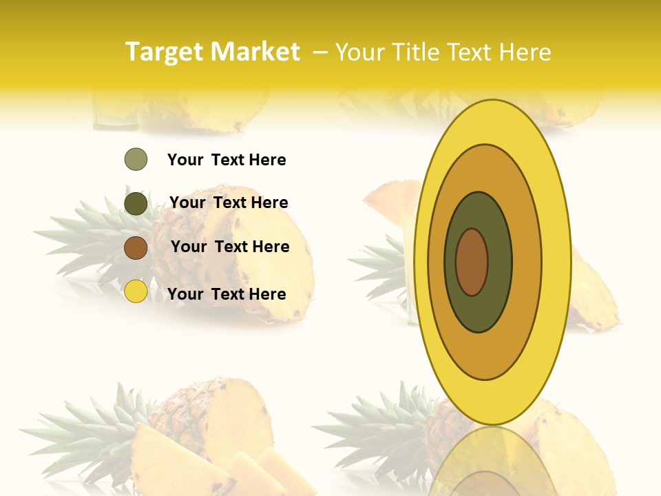 Pineapple Fruit PowerPoint Template