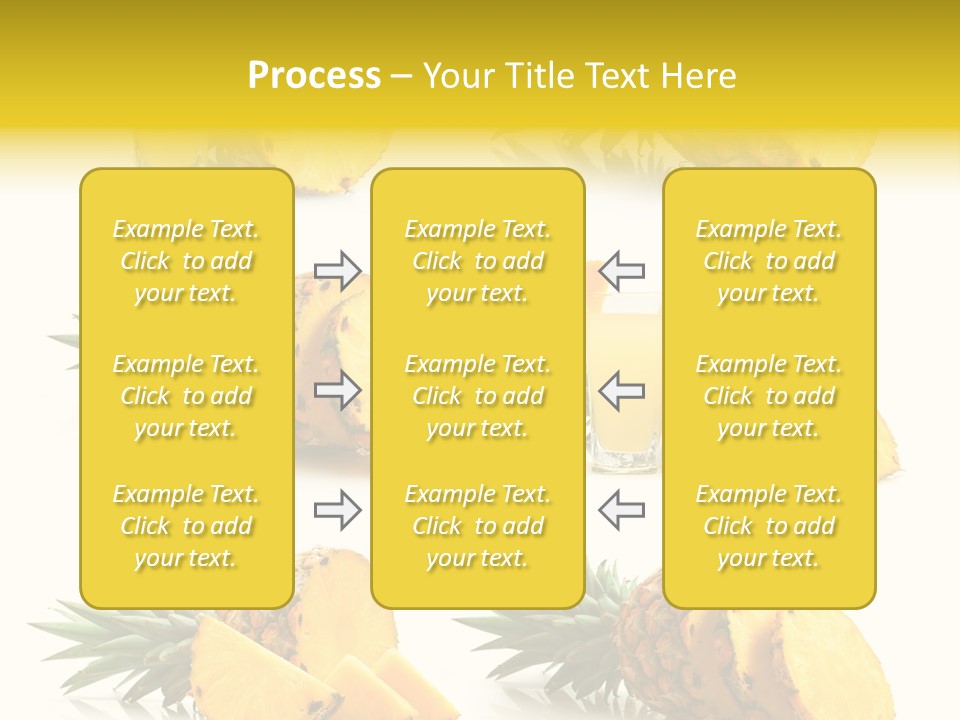 Pineapple Fruit PowerPoint Template