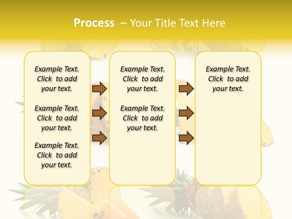 Pineapple Fruit PowerPoint Template