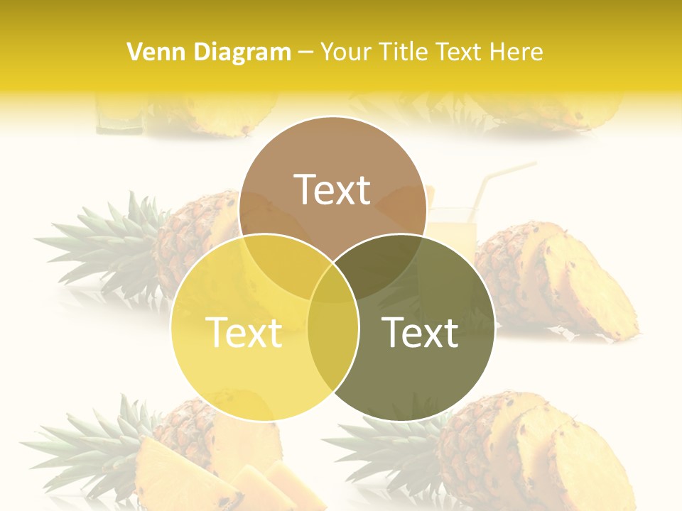 Pineapple Fruit PowerPoint Template