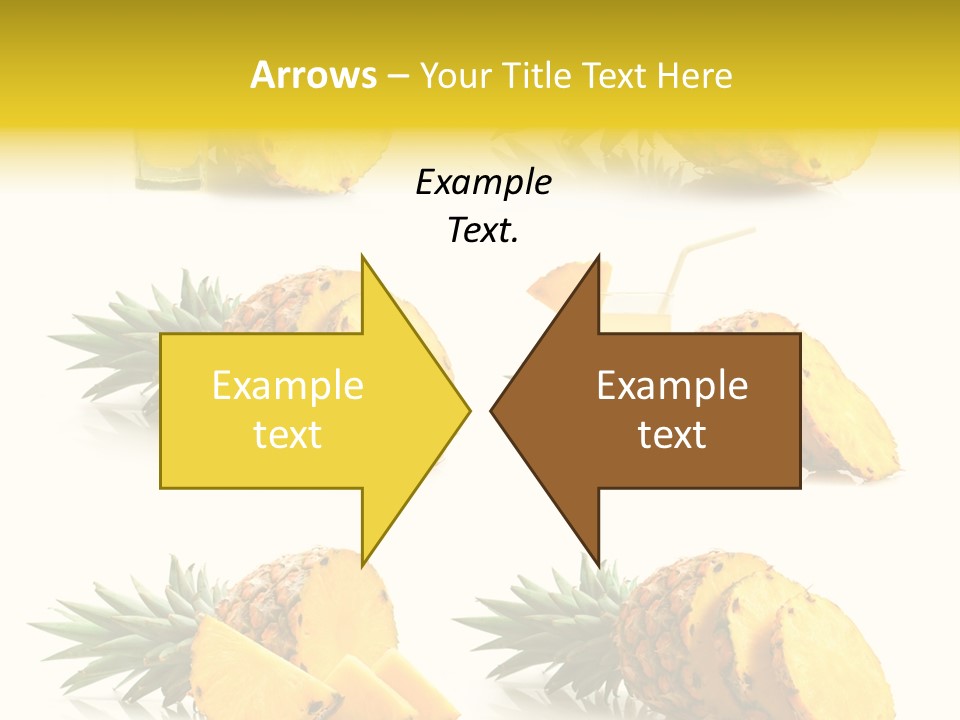 Pineapple Fruit PowerPoint Template