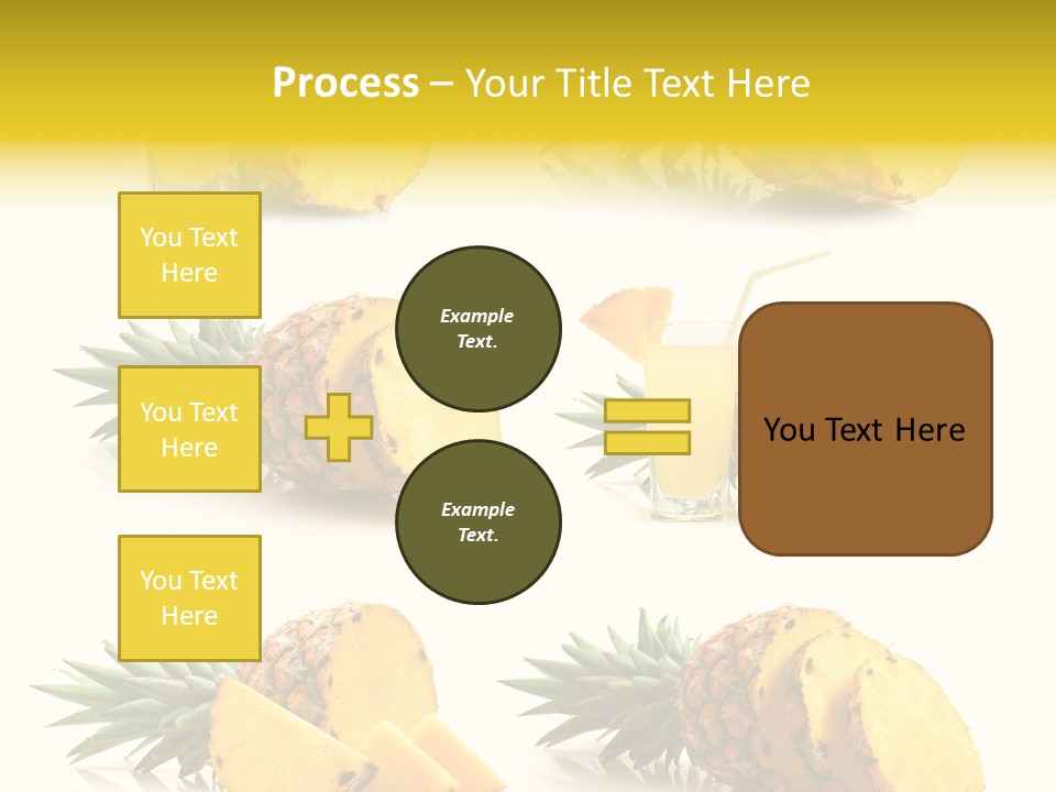 Pineapple Fruit PowerPoint Template