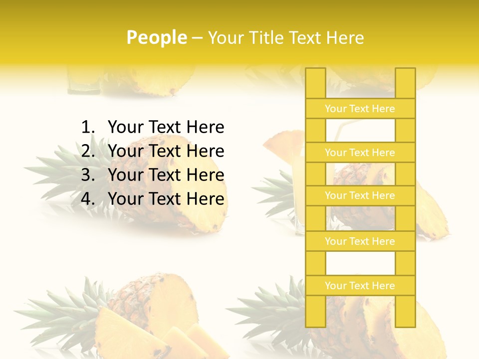 Pineapple Fruit PowerPoint Template