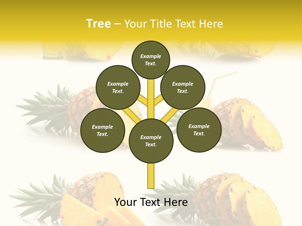 Pineapple Fruit PowerPoint Template