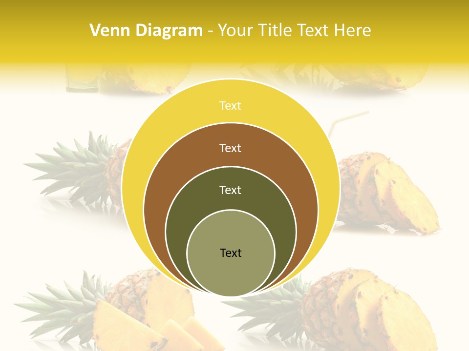 Pineapple Fruit PowerPoint Template