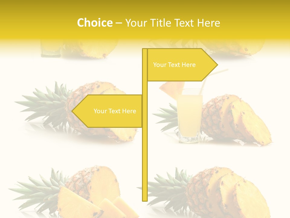 Pineapple Fruit PowerPoint Template
