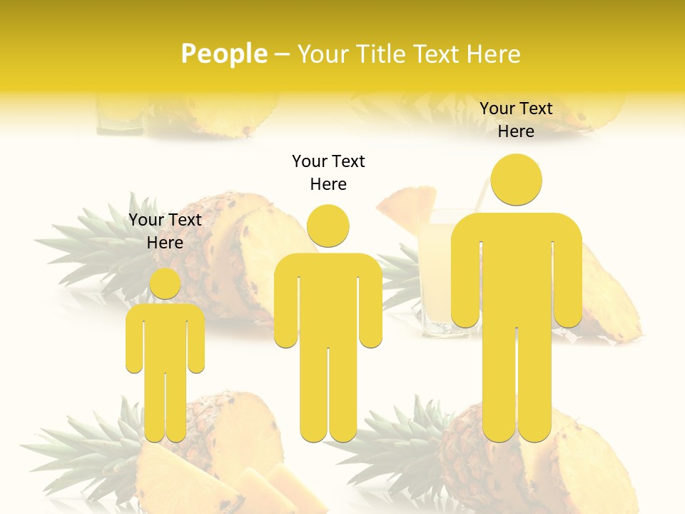 Pineapple Fruit PowerPoint Template