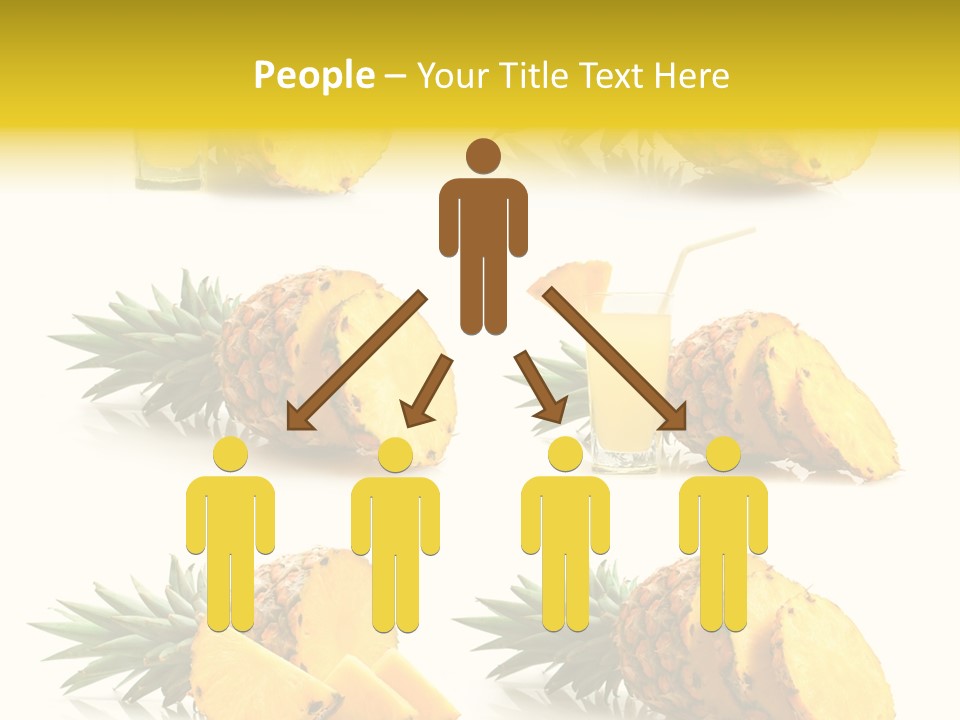 Pineapple Fruit PowerPoint Template