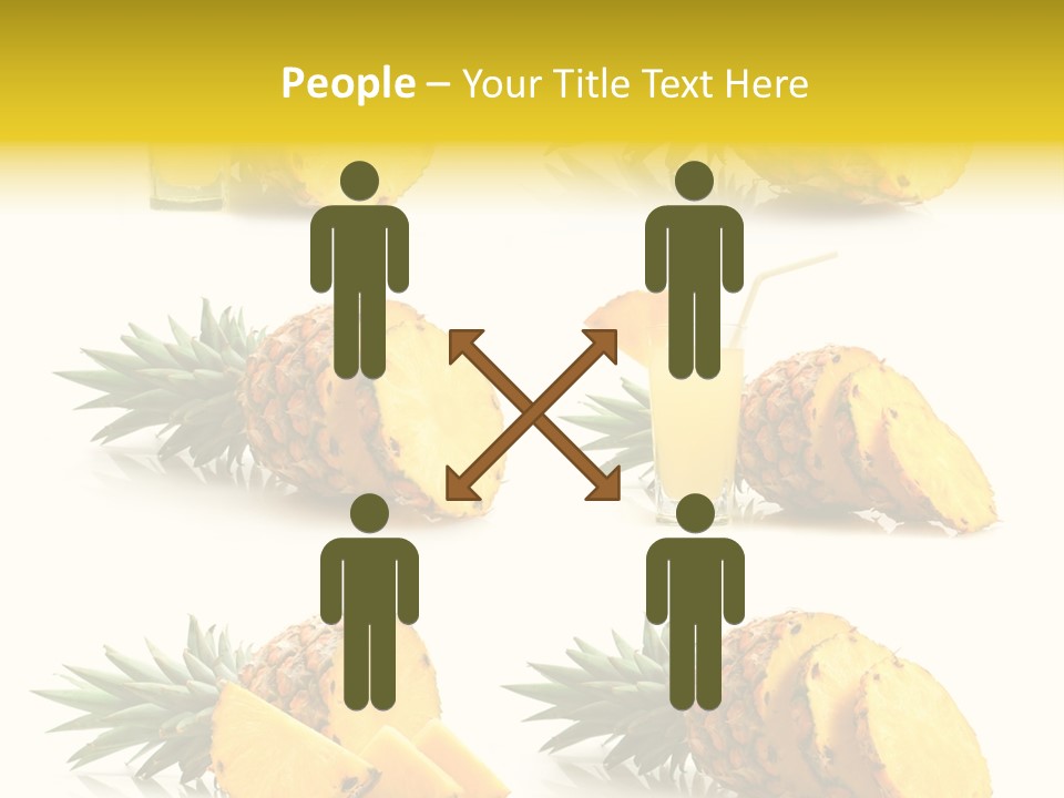 Pineapple Fruit PowerPoint Template