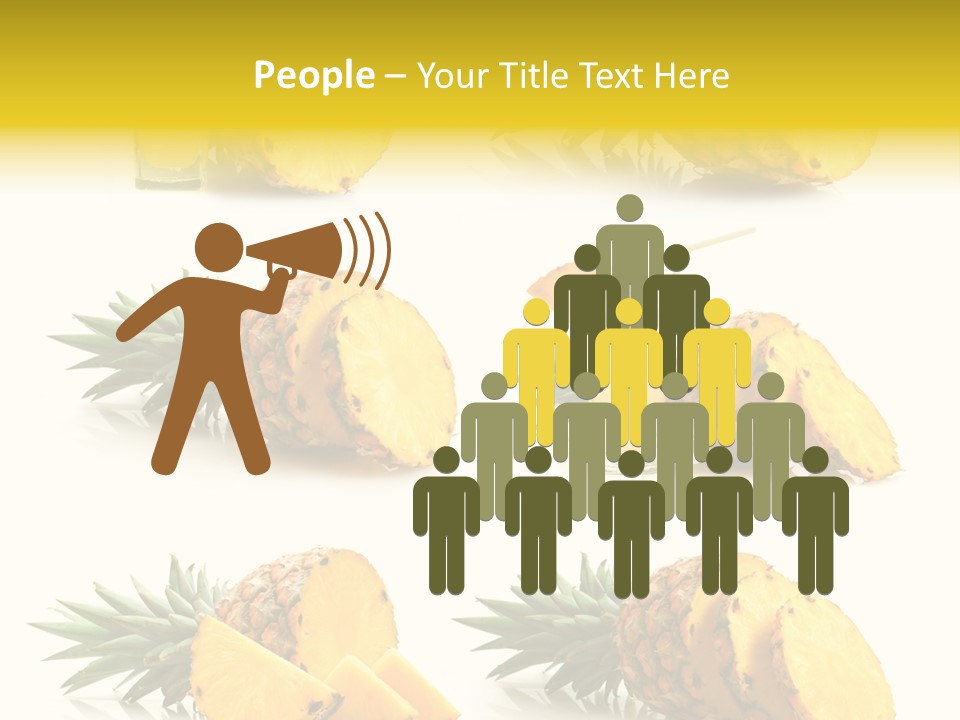 Pineapple Fruit PowerPoint Template
