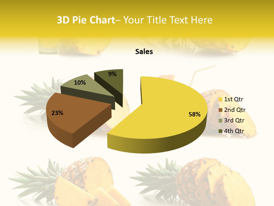 Pineapple Fruit PowerPoint Template