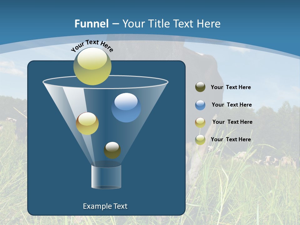 Stickers Vache PowerPoint Template