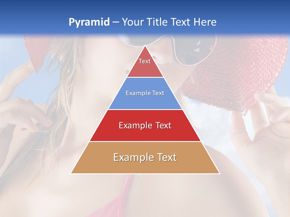 Woman Sunshine Hairstyle PowerPoint Template