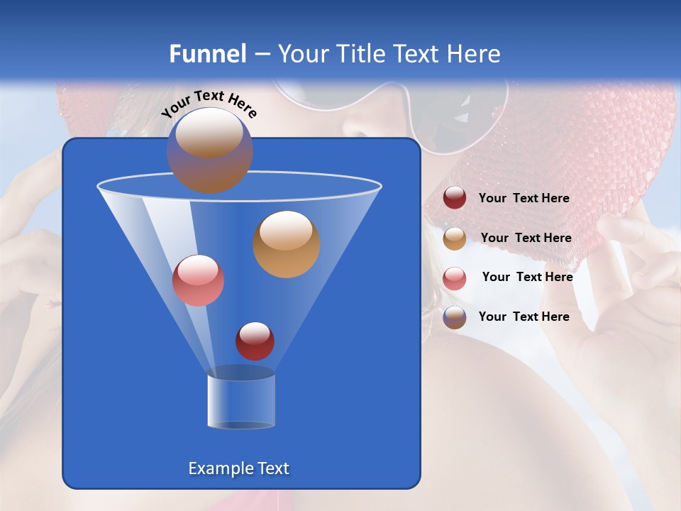 Woman Sunshine Hairstyle PowerPoint Template
