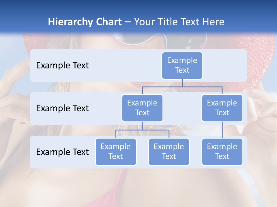 Woman Sunshine Hairstyle PowerPoint Template