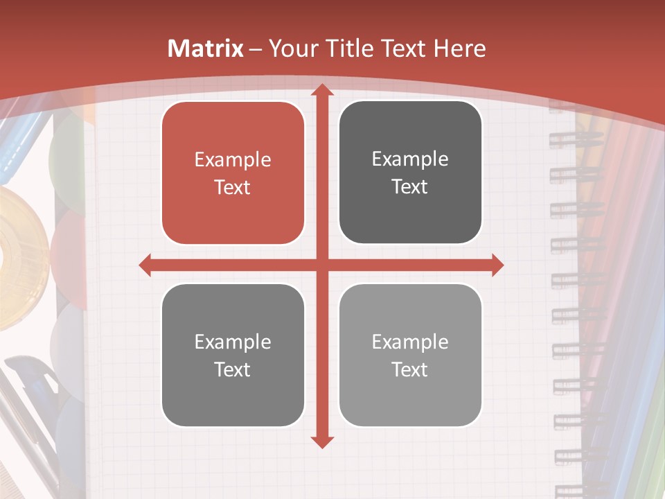 School Supplies PowerPoint Template