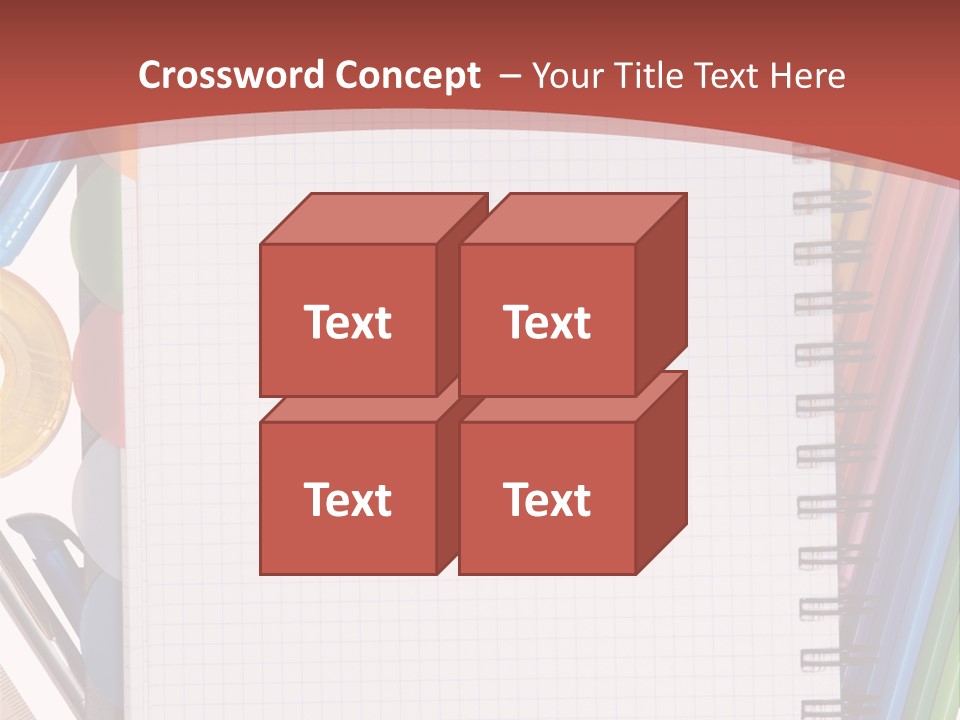 School Supplies PowerPoint Template