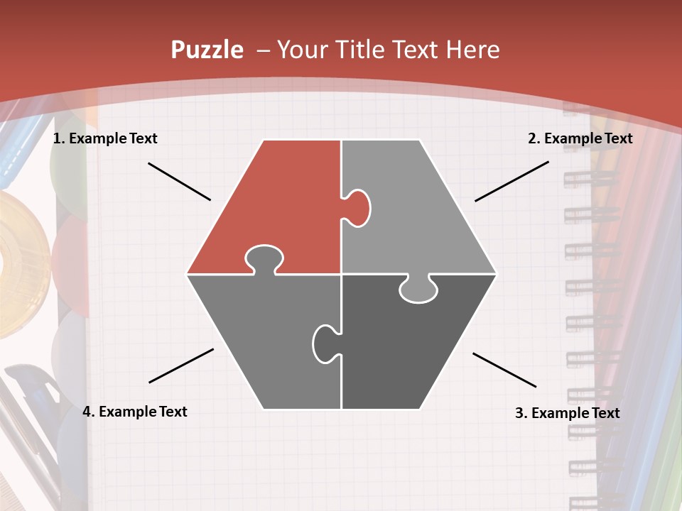 School Supplies PowerPoint Template