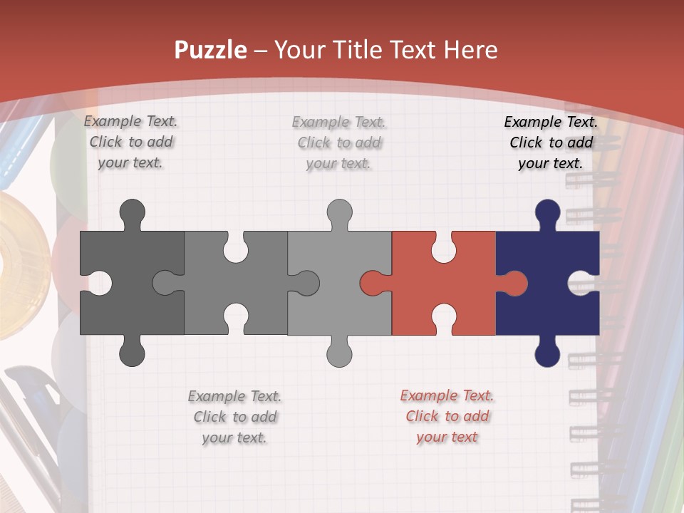 School Supplies PowerPoint Template