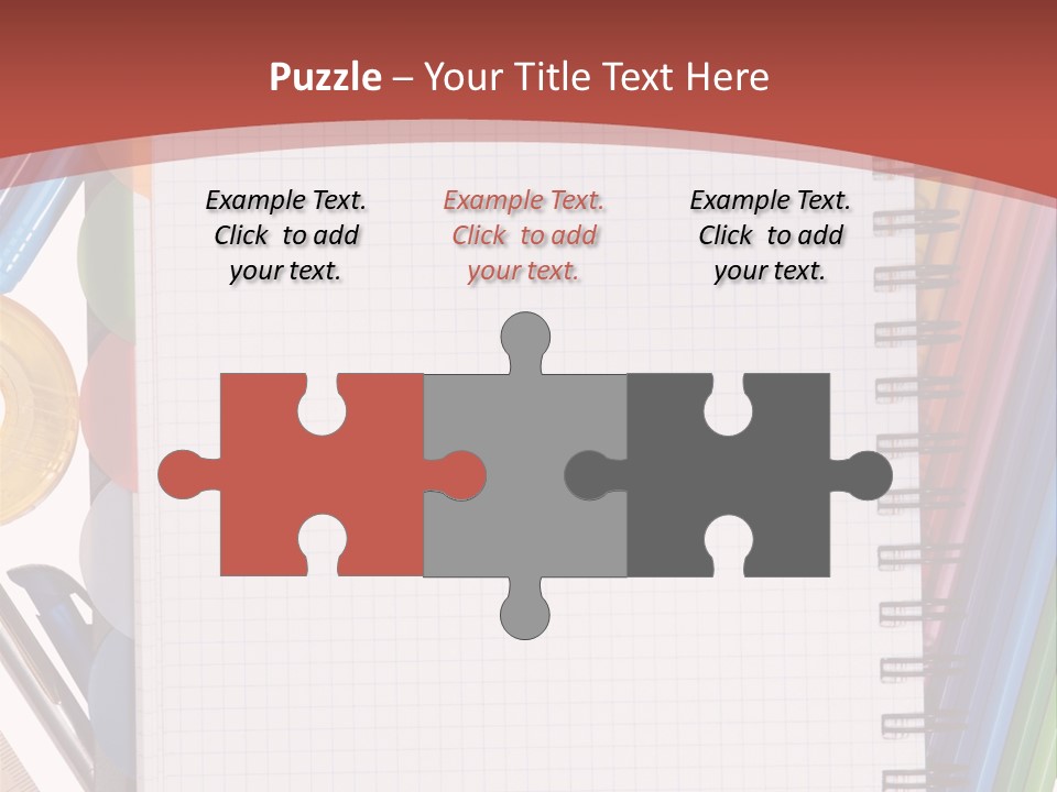 School Supplies PowerPoint Template